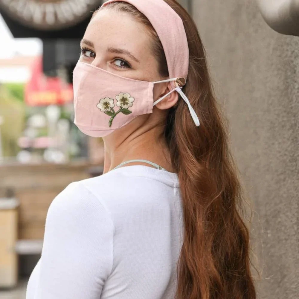 Wildflower FaceMask and Headband Combo